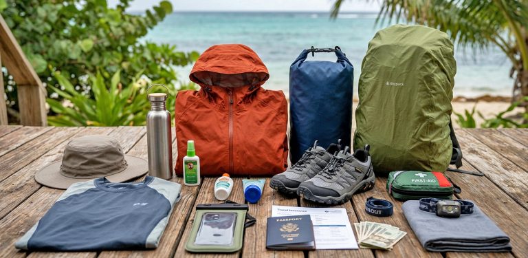 Belize Packing List for October: Rain Gear & Essentials